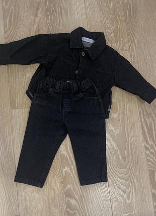 Дитячий джинсовий костюм