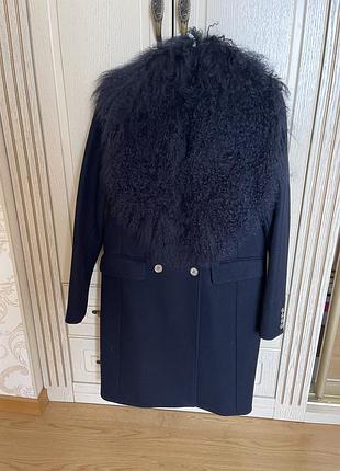 Нове двубортне пальто вовна