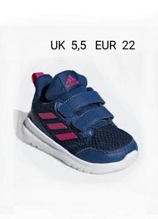 Шикарные кроссовки бренда adidas altarun. текстиль и эко кожа. 79.  5,5.  eur   22
