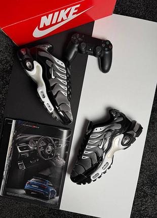 💠мужские кроссовки nike air max plus grey black white