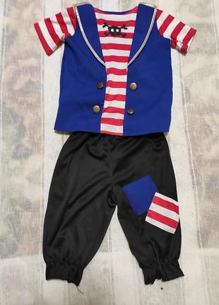 Карнавальний костюм пірат, розбійник на 3-4роки  m&s