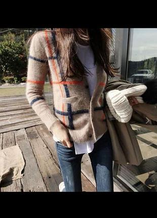 Ангоровый кардиган saint grey