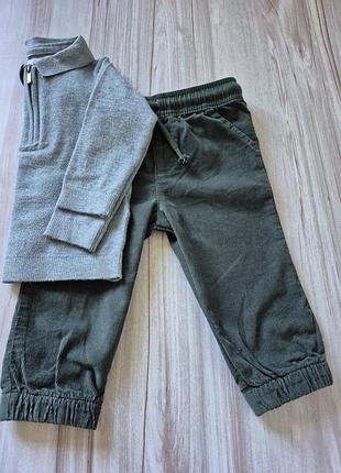 Очень красивое вязаное поло "f&amp;f", на 9-12 месяцев, рост 80 см.