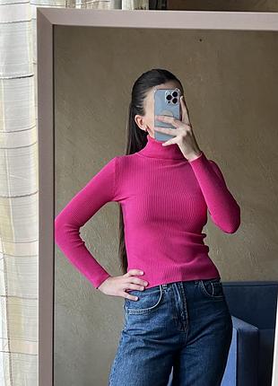 Светр яскравий новий малиновий кофта рожева