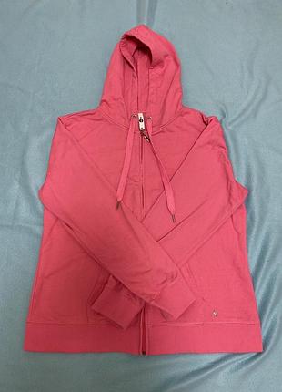 Жіноча рожева кофта на блискавці в розмірі xl