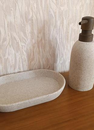 Набор для ванной primark/диспенсер+мыльница