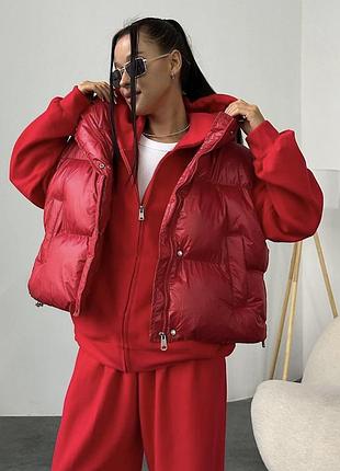 Червоний спортивний  костюм❤️