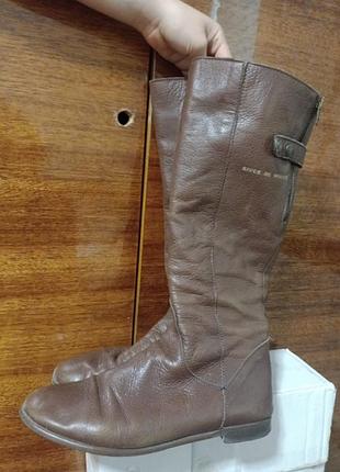 Сапожки кожа