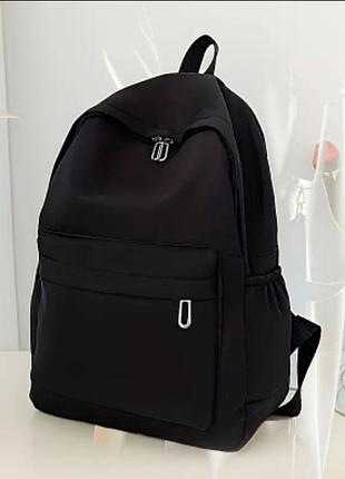 Большой черный рюкзак унисекс из нейлона | молодежный городской рюкзак для учебы, путешествий и каждый день