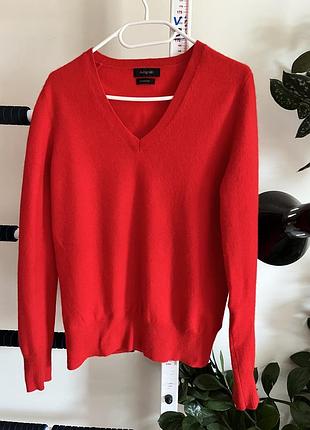 Autograph cashmere 100% кашемировый красный джемпер 38