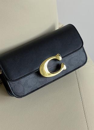 Жіноча сумка coach idol bag чорна