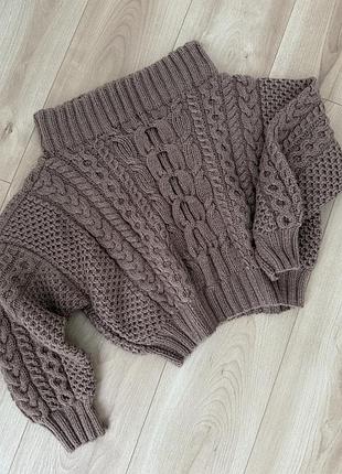 Светр ручної роботи вовна