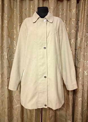 Демисезонная куртка ветровка плащевка большого размера батал