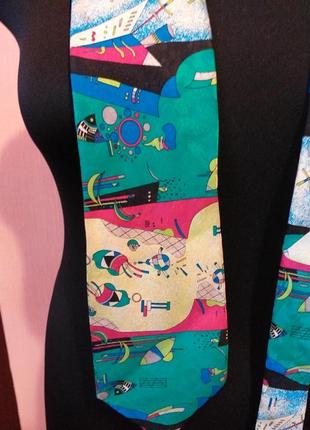 Оригинальный  итальянский100% шёлковый галстук