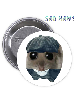 Значок sad hamster | горючий хомяк с большими глазами #18 meme mem мем хомяк
