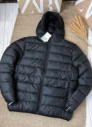 Мужская легкая приталенная куртка-пуховик h&m