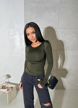 Лонгслив 621, р.уни 42-46, микродайвинг, хаки