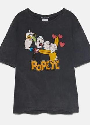 Футболка с эффектом потёртости zara.