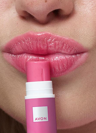 Бальзам для губ "соковитий колір" avon color trend lush lips, бальзам ейвон, бальзам колор тренд
