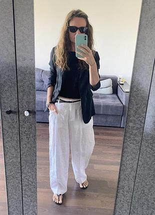 Льняні штани benetton