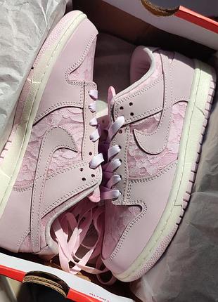 Женские кроссовки nike regal pink dunk/ кеды розовые/ данки разовы/nike/кроссовки