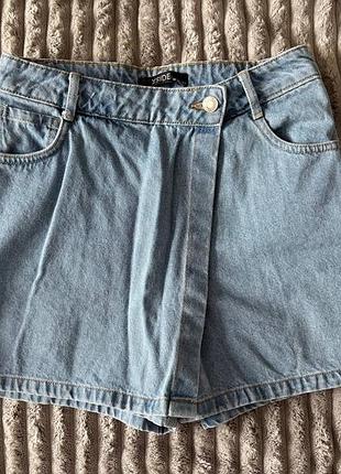 Джинсова спідниця-шорти 3
