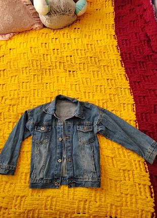 Детская джинсовая куртка