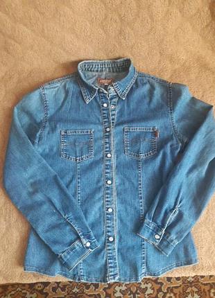 Девчачья катоновая рубашка