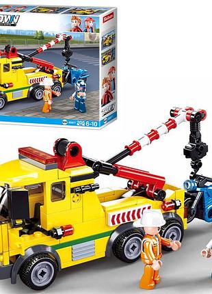 Конструктор town кран-евакуатор sluban m38-b0877