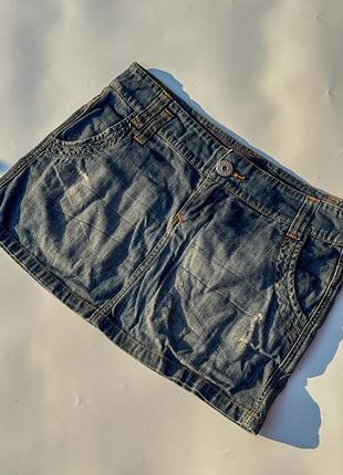 Джинсова юбка спідниця