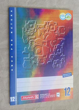 Тетрадь, формат а4, 60 листов brunnen немечка в линию