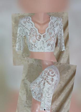 🌸 эффектный кружевной топ alpen herz 🌸