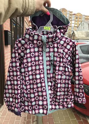 Фото 306 демисезонная курточка land&lake на рост 98 см непродуваемая ткань