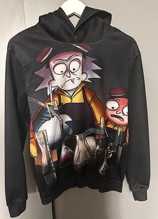 Худі з рікі і морті на хлопця