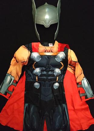 Карнавальный костюм тора супергерой, марвел на мальчика 5-6 лет новый