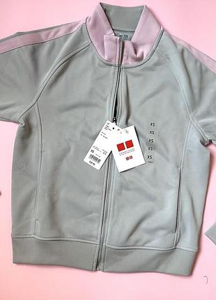 Жакет бомбер спортивний жакет мастерка uniqlo women tricot jersey jacket