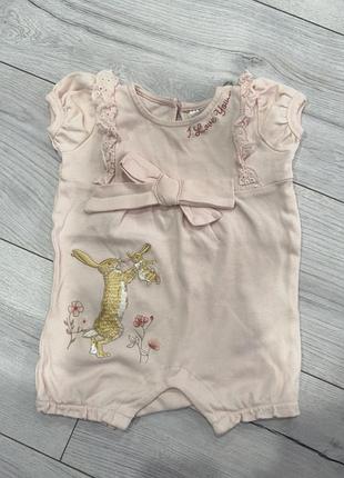 Пісочник на дівчинку 3-6 місяців рожевий