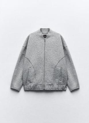 Трендова куртка-бомбер zara