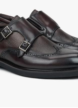 Туфлі-монки чоловічі, нові, 41 розмір, фірма  estro