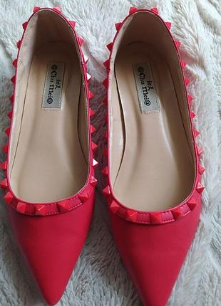 Туфли балетки р.37-37,5 chu mei