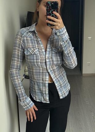 Приталена сорочка mango xs