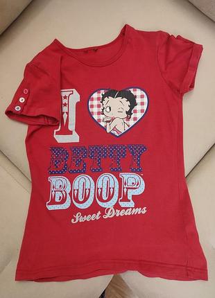 Хлопковая футболка тенниска на 10-11 лет