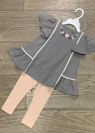 Ошатний костюм tahari на дівчинку 9-12 міс.