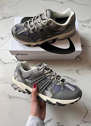 Стильные кроссовки на осень asics gel-sonoma 15-50 gore-tex dark grey