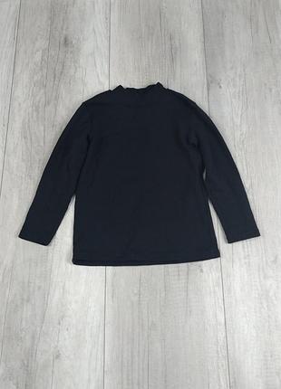 Свитер флисовый для мальчика черный, размер 122, 7 лет