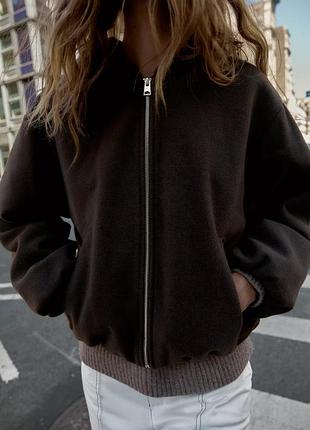 Куртка жіноча шоколадна zara new