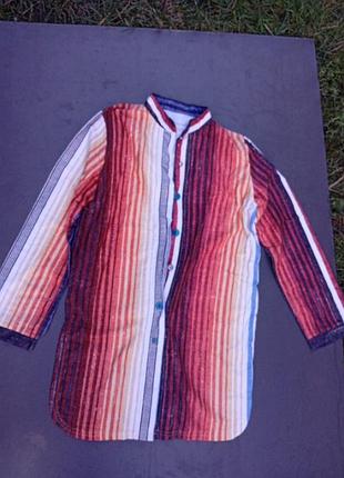 Теплая рубашка унисекс