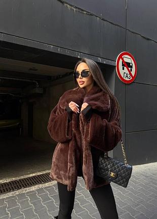 Екошуба мутон🤎🤍🖤три цвета