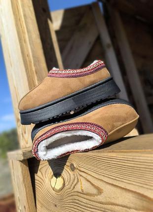 Теплые лоферы угги ботинки женские