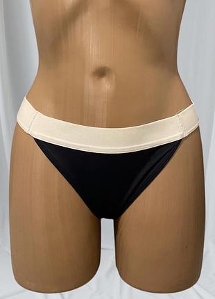 Плавки жіночі для плавання темно-сині